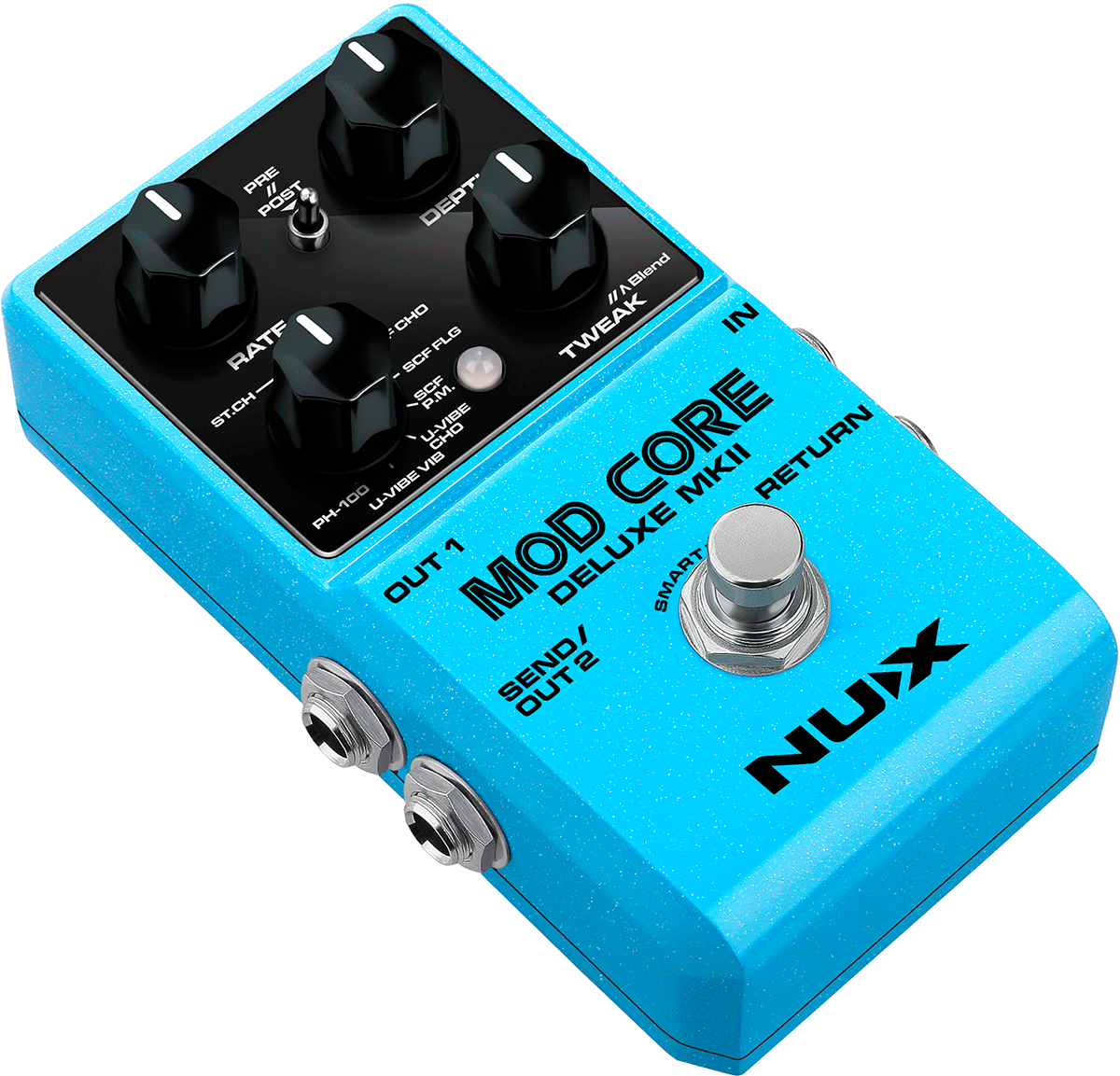 Nux Mod Core Deluxe Mk2 - Modulation, chorus, flanger, phaser & tremolo effect pedal - Variation 3