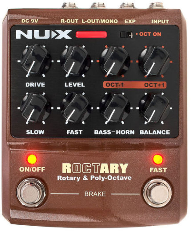 Nux Roctary Leslie Simulator & Polyphonic Octave Modulation, chorus