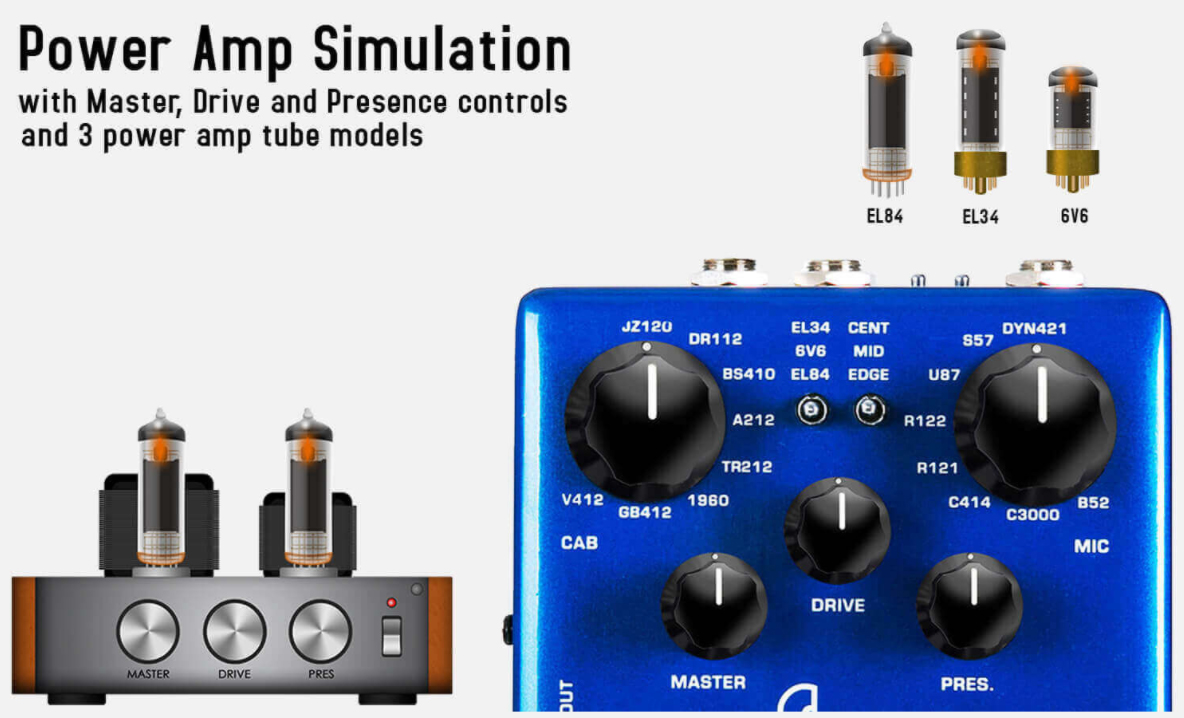 Nux Solid Studio Nss-5 Ir & Power Amp Simulator - Cabinet Simulator - Variation 3