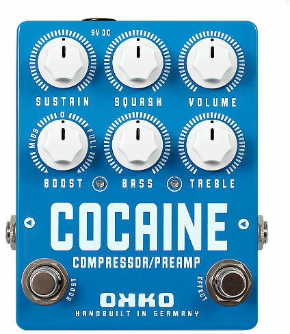 Okko Cocaine - Compressor, sustain & noise gate effect pedal - Main picture