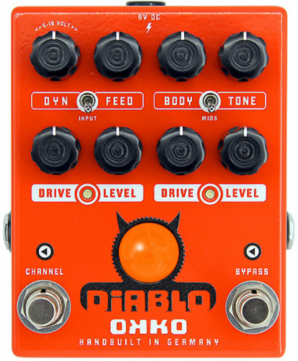 Okko Diablo Dual Overdrive - Overdrive, distortion & fuzz effect pedal - Main picture