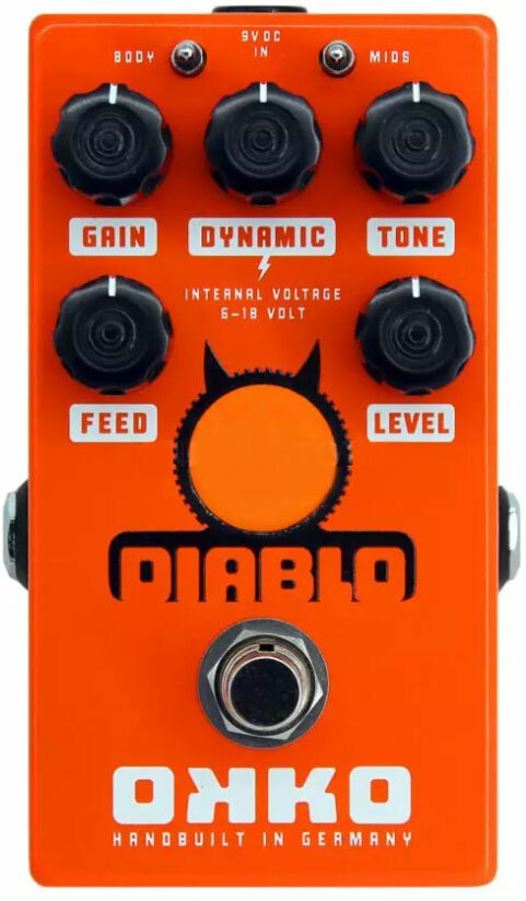 Okko Diablo Overdrive - Overdrive, distortion & fuzz effect pedal - Main picture