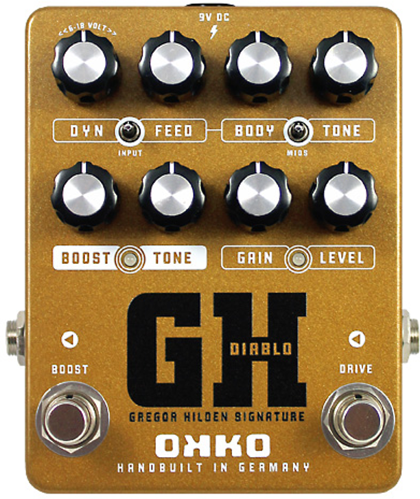 Okko Gregor Hilden Diablo Gh Overdrive - Overdrive, distortion & fuzz effect pedal - Main picture
