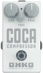 Compressor, sustain & noise gate effect pedal Okko Coca Comp MKII Optical Compressor