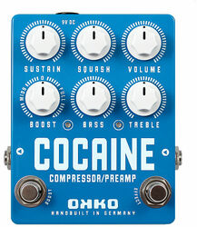 Compressor, sustain & noise gate effect pedal Okko Cocaine