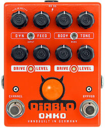 Overdrive, distortion & fuzz effect pedal Okko Diablo Dual Overdrive