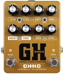 Overdrive, distortion & fuzz effect pedal Okko Gregor Hilden Diablo GH Overdrive