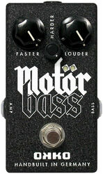 Overdrive, distortion, fuzz effect pedal for bass Okko Motörbass Distortion