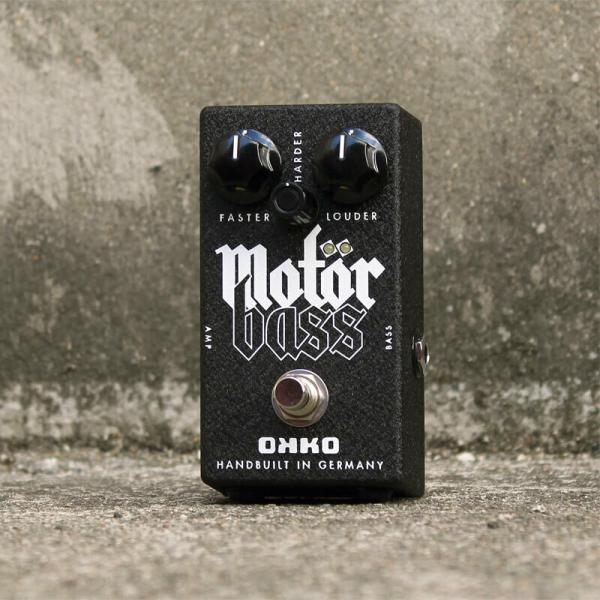 Overdrive, distortion, fuzz effect pedal for bass Okko Motörbass Distortion