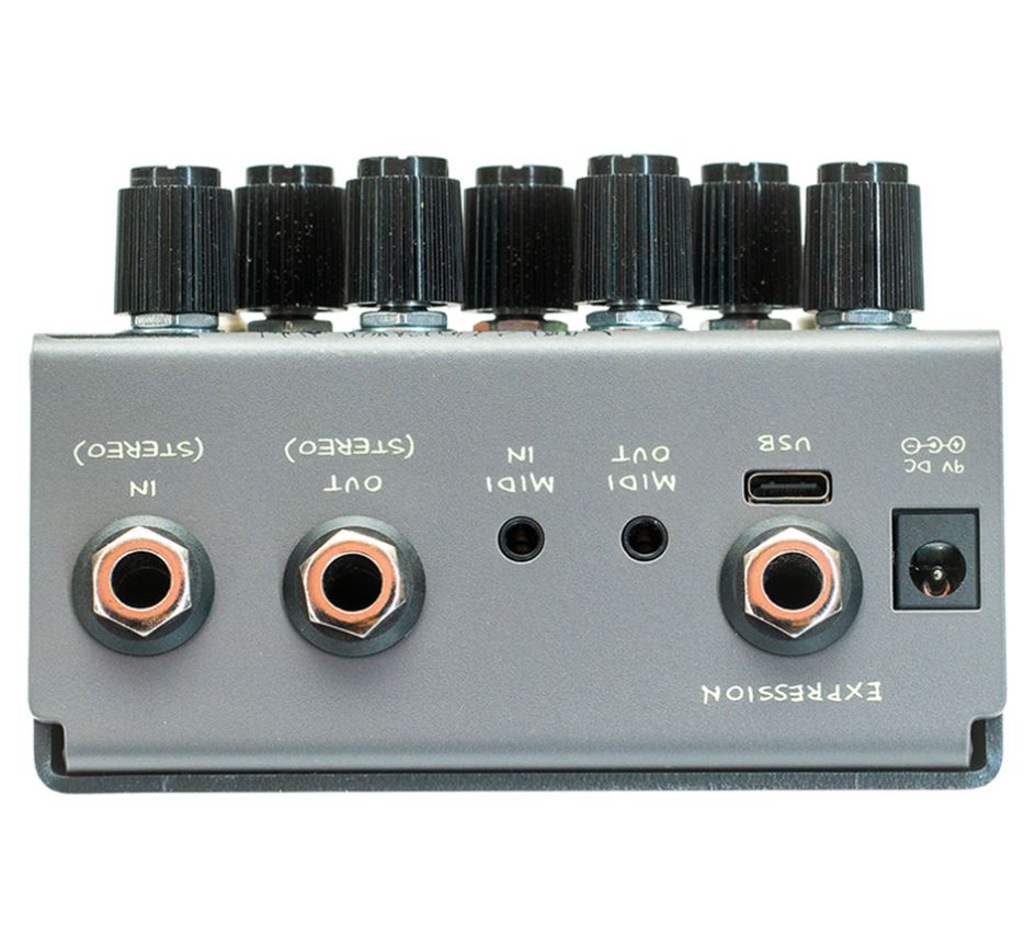 Old Blood Noise Black Fountain Stereo Slate - Reverb, delay & echo effect pedal - Variation 1