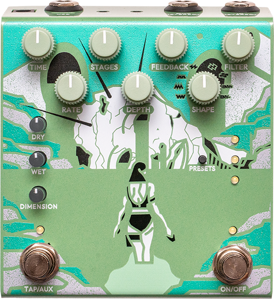Old Blood Noise Bathing Algae - Reverb, delay & echo effect pedal - Main picture