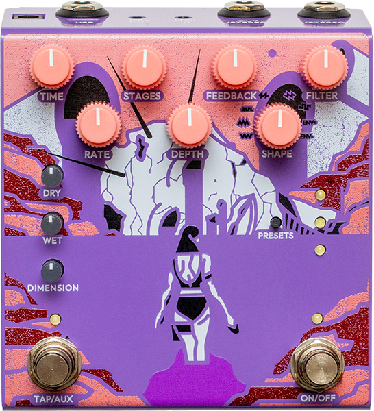 Old Blood Noise Bathing Orchid - Reverb, delay & echo effect pedal - Main picture