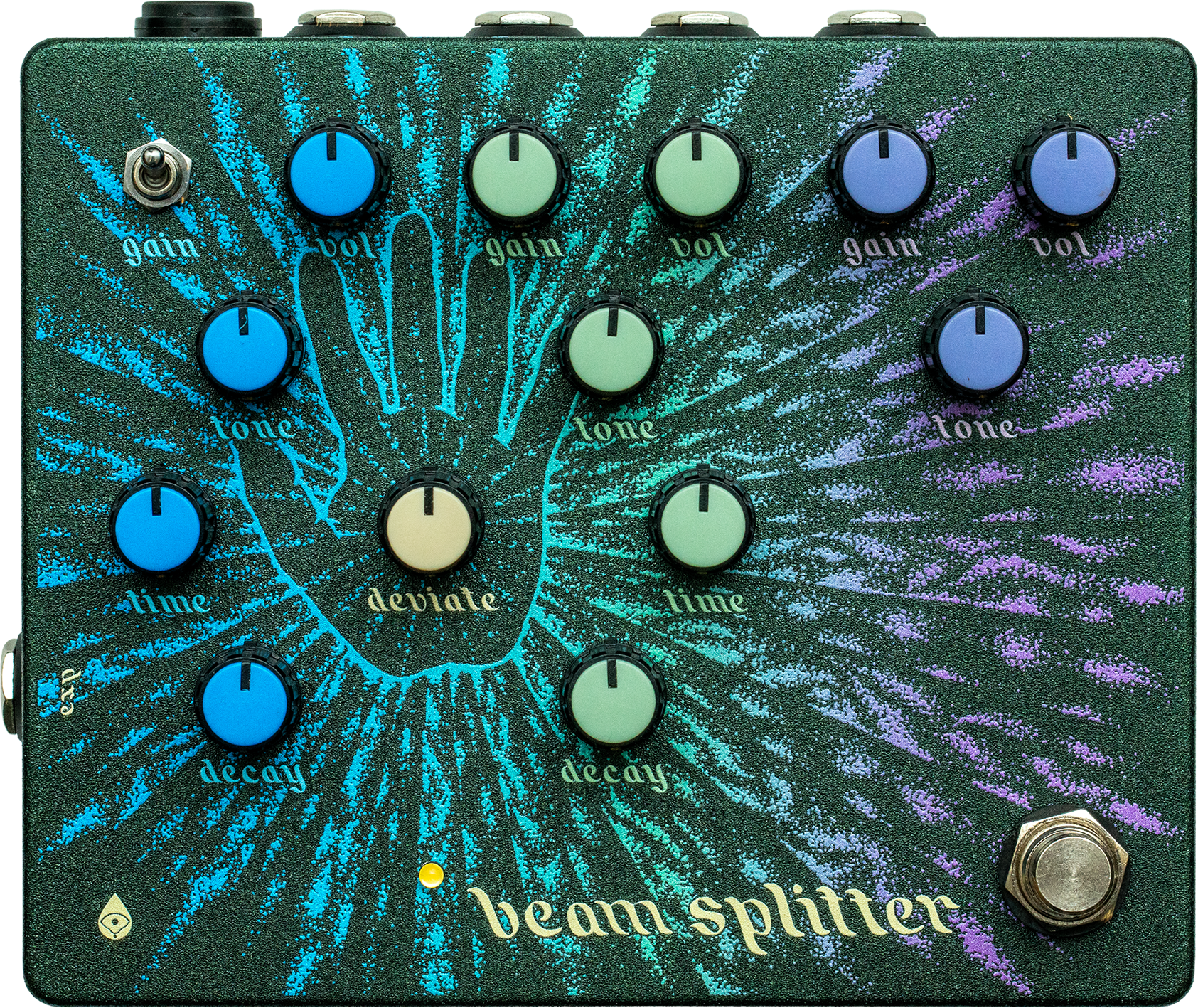 Old Blood Noise Beam Splitter  Distorsion Triple - Overdrive, distortion & fuzz effect pedal - Main picture