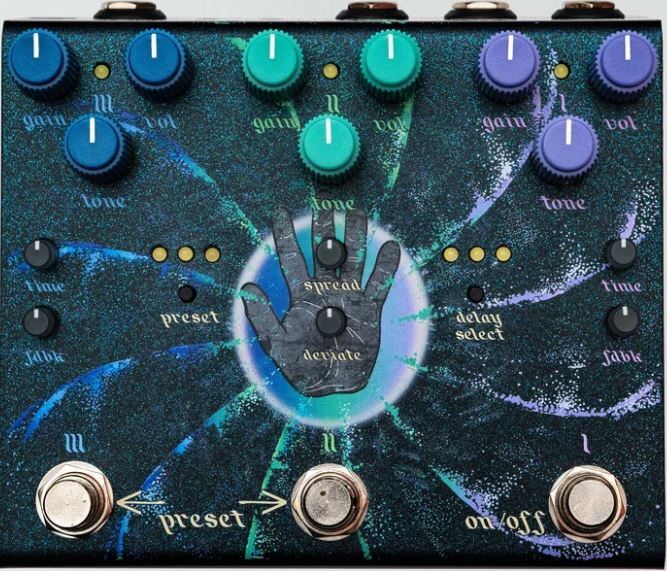 Old Blood Noise Beam Splitter V2 Cool - Overdrive, distortion & fuzz effect pedal - Main picture