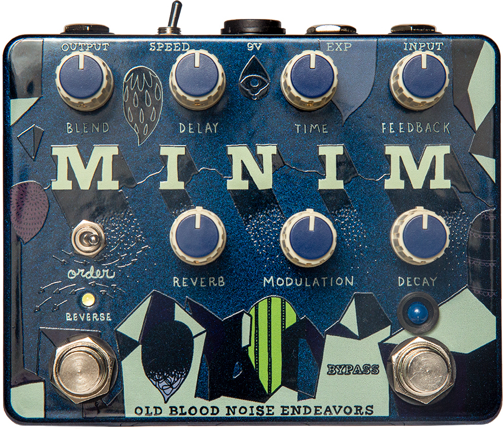 Old Blood Noise Minim Reverb Delay And Reverse - Reverb, delay & echo effect pedal - Main picture