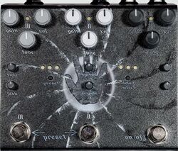 Overdrive, distortion & fuzz effect pedal Old blood noise Beam Splitter V2 Shadow
