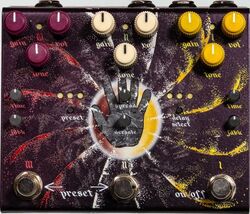 Overdrive, distortion & fuzz effect pedal Old blood noise Beam Splitter V2 Warm