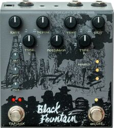 Reverb, delay & echo effect pedal Old blood noise Black Fountain Stereo Slate