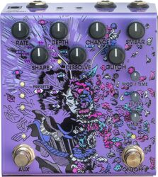 Modulation, chorus, flanger, phaser & tremolo effect pedal Old blood noise Parting Purple