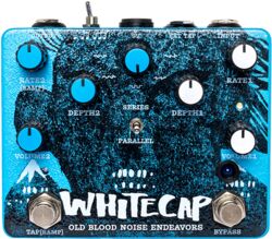 Modulation, chorus, flanger, phaser & tremolo effect pedal Old blood noise Whitecap Asynchronous Dual Tremolo