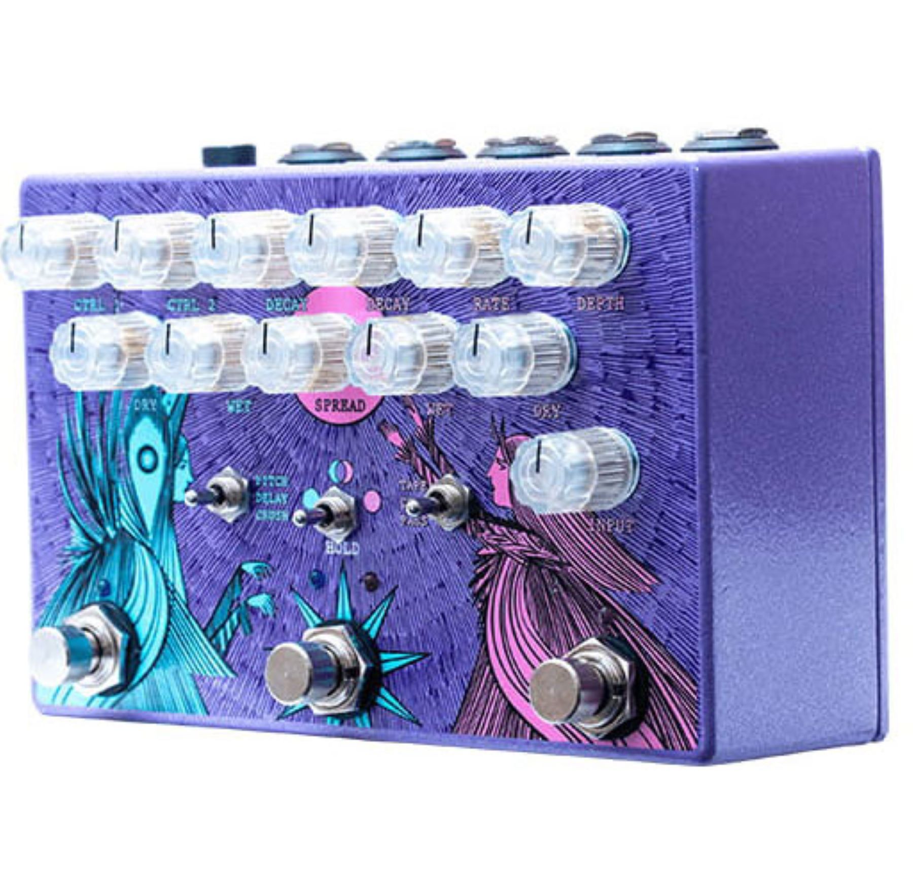Old Blood Noise Dark Light Ltd Dual Reverb - Reverb, delay & echo effect pedal - Variation 1