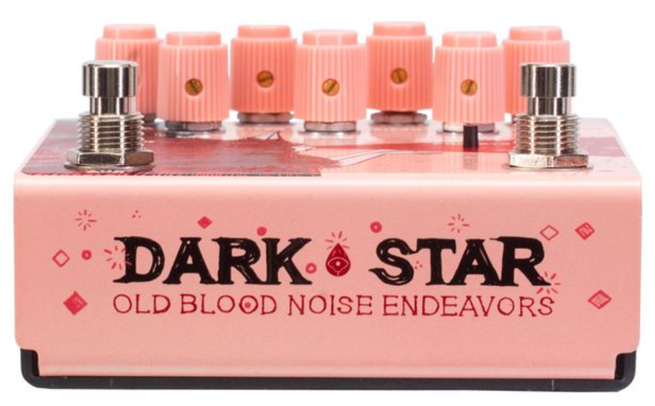 Old Blood Noise Dark Star Stereo Soundscape Reverb Pink - Reverb, delay & echo effect pedal - Variation 3