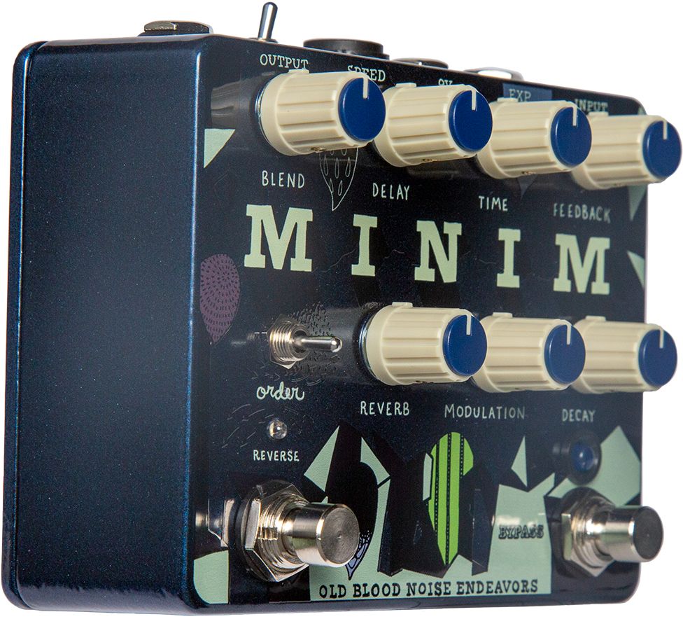 Old Blood Noise Minim Reverb Delay And Reverse - Reverb, delay & echo effect pedal - Variation 2