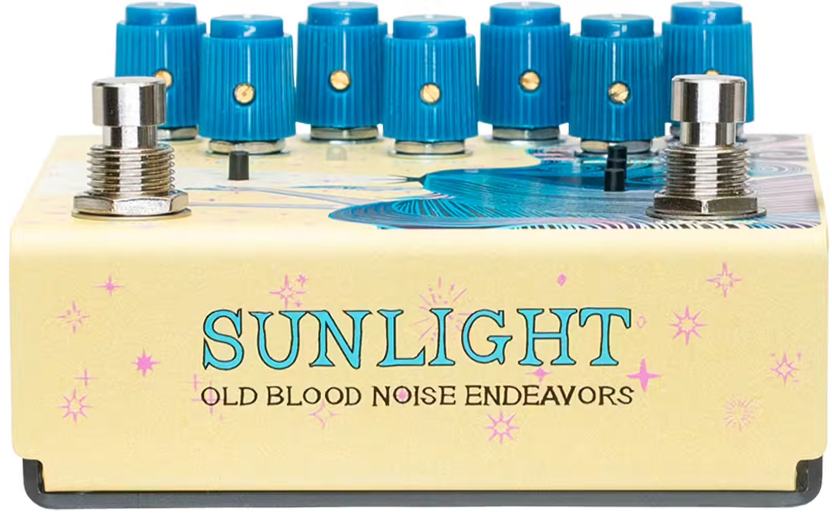 Old Blood Noise Sunlight Stereo Reverb Yellow - Reverb, delay & echo effect pedal - Variation 2