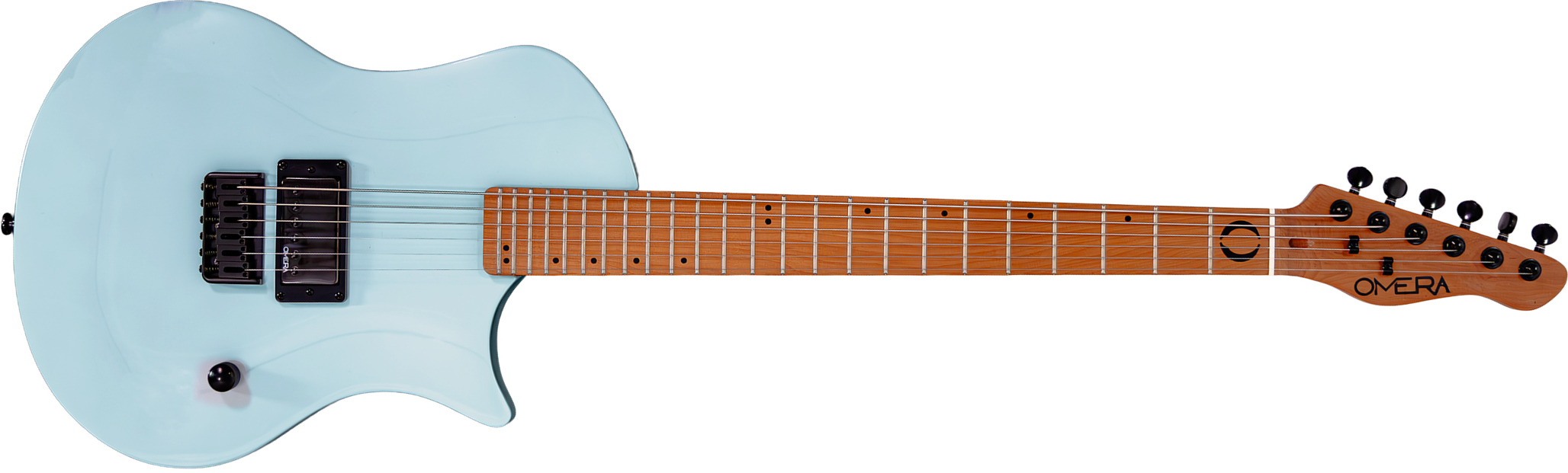 Omera Guitars Lesly 1h Ht Mn - Blue Iceberg - Single cut electric guitar - Main picture