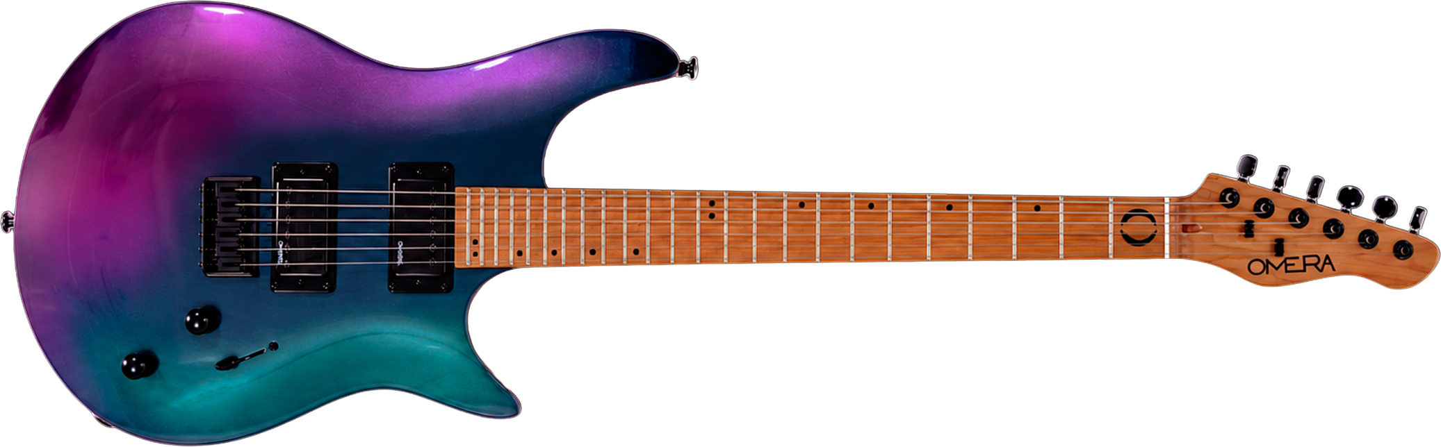 Omera Guitars Lucy 2h Ht Mn - Ocean Chameleon - Str shape electric guitar - Main picture