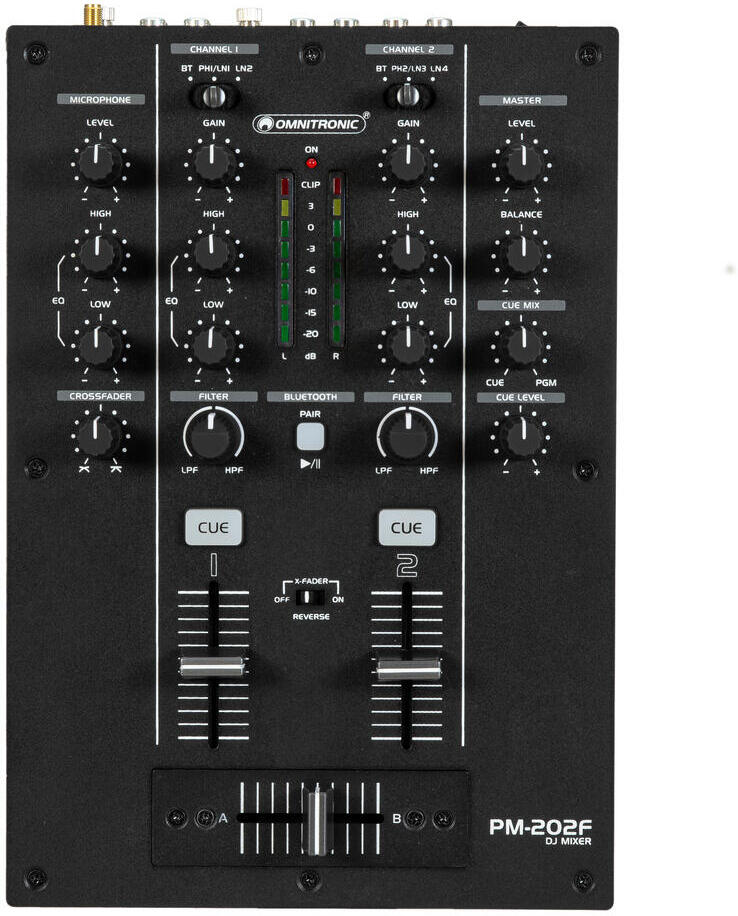 Omnitronic Pm-202f - Analog mixing desk - Main picture