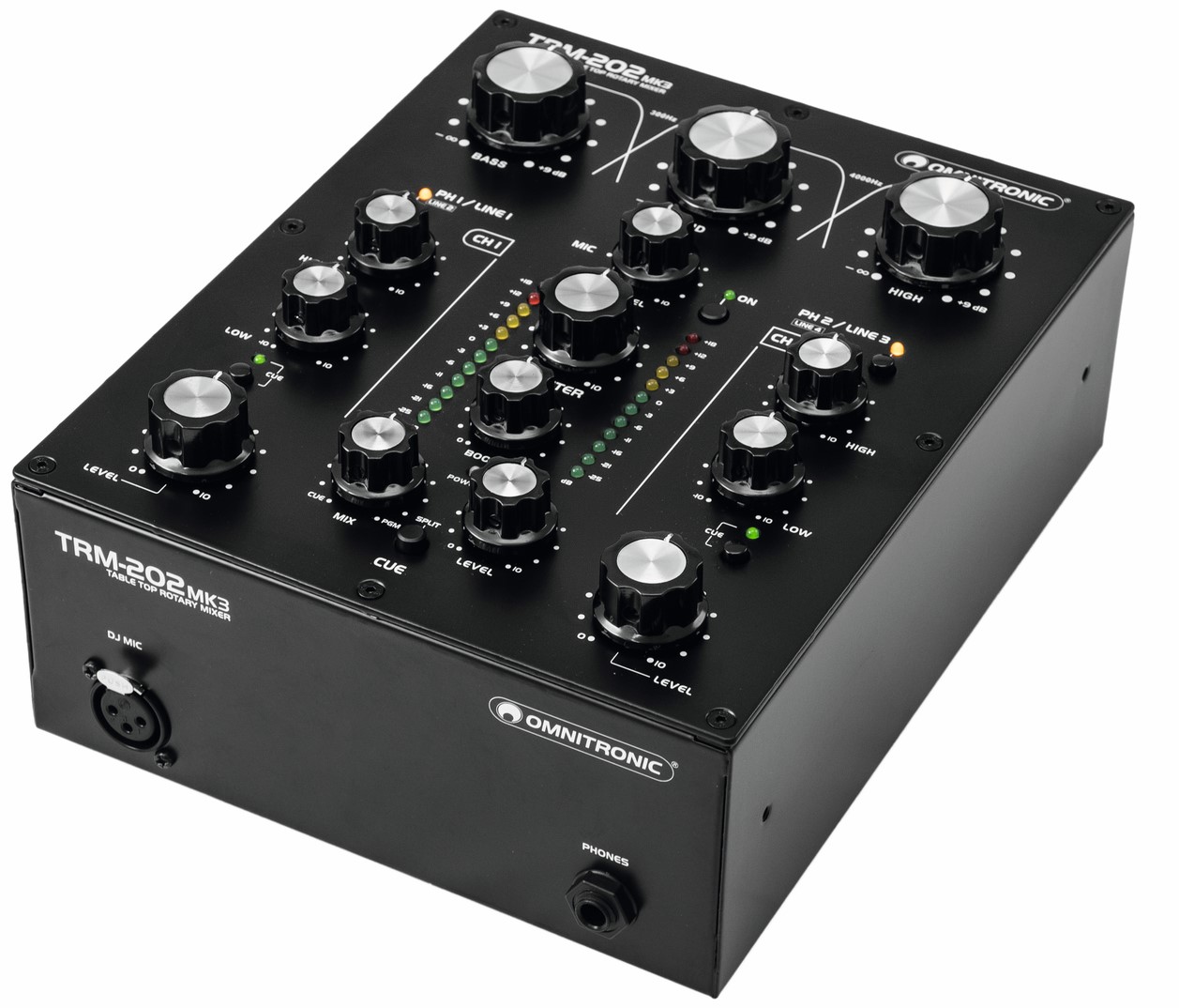 Omnitronic Trm-202mk3 2-channel Rotary Mixer - DJ mixer - Variation 1