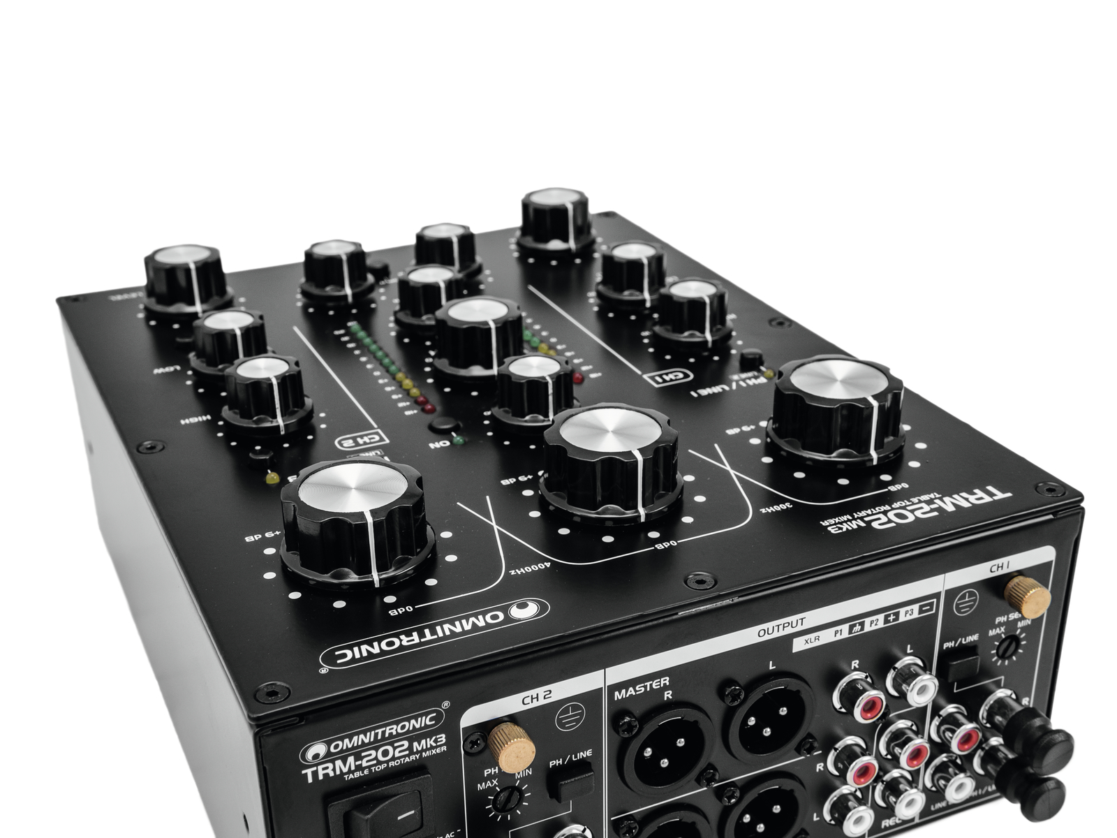 Omnitronic Trm-202mk3 2-channel Rotary Mixer - DJ mixer - Variation 2