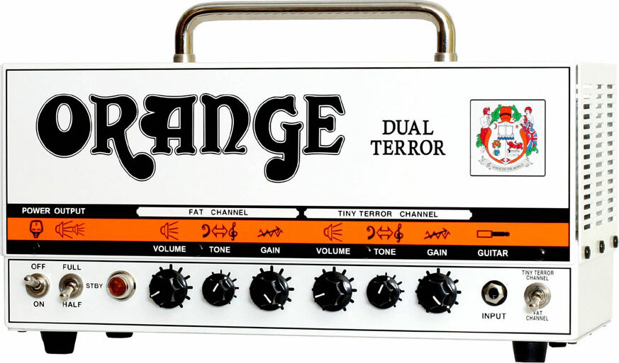 Orange Dual Terror Head 30w White - Electric guitar amp head - Main picture