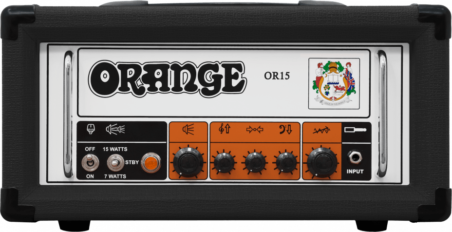 Orange Or15 Head 15w Black - Electric guitar amp head - Main picture