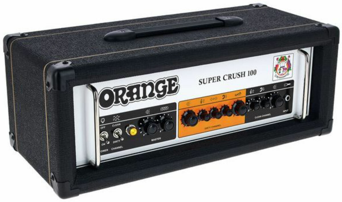 Orange Super Crush 100 Head 100w Black - Electric guitar amp head - Main picture