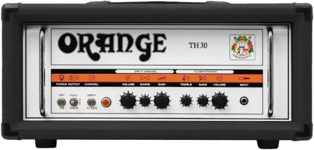 Orange Th30h Head 30w Black - Electric guitar amp head - Main picture