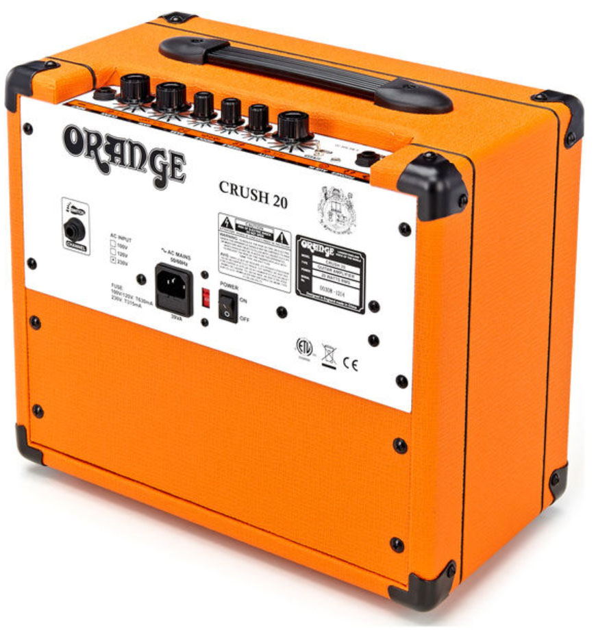 Orange Crush 20 20w 1x8 Orange - Electric guitar combo amp - Variation 1
