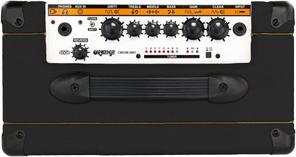 black orange amp