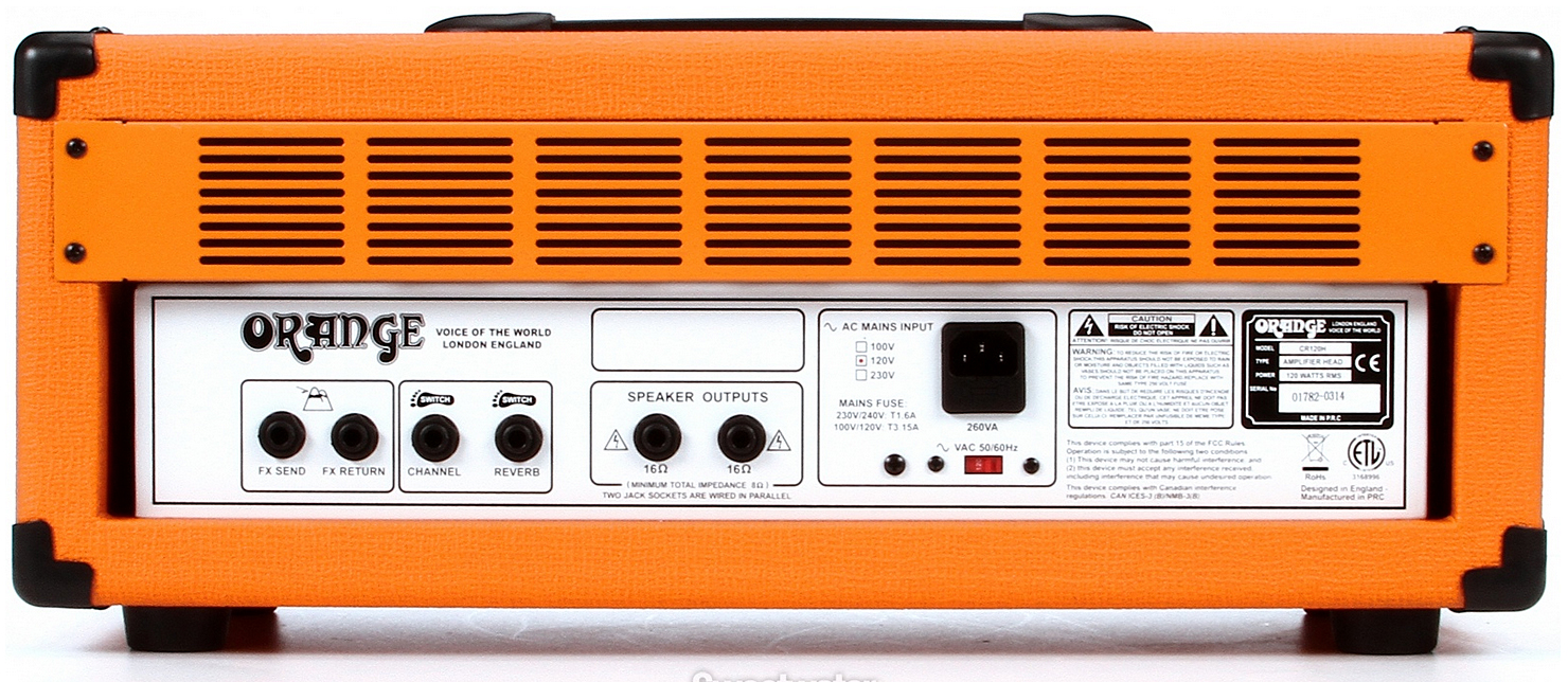 Orange Crush Pro CR120H Electric guitar amp head