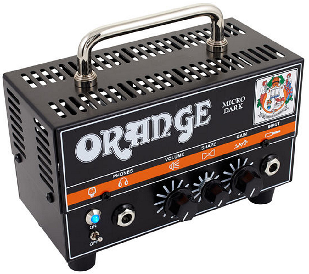 Orange Micro Dark Head 20w - Matte Black - Electric guitar amp head - Variation 1