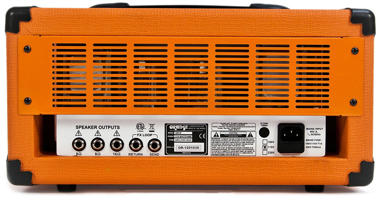Orange Or15 Head 15w Orange - Electric guitar amp head - Variation 2