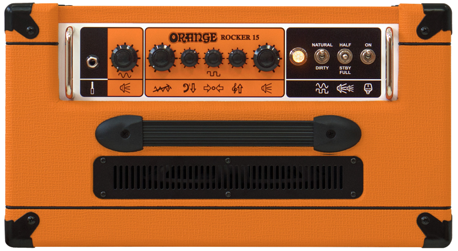 Orange Rocker 15 0.5/1/7/15w 1x10 Orange - Electric guitar combo amp - Variation 3