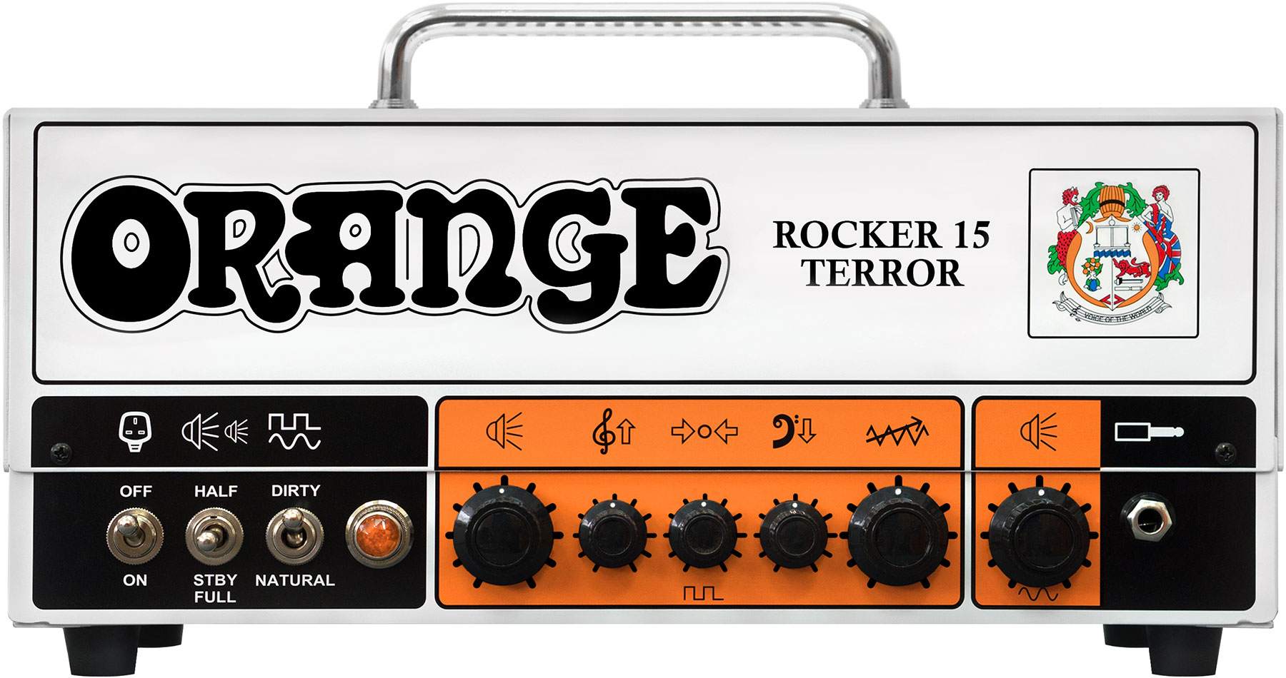 Orange Rocker 15 Terror Head 0.5/1/7/15w - Electric guitar amp head - Variation 1