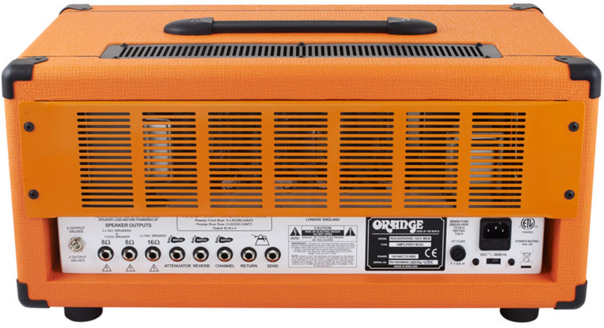 Orange Rockerverb 100 Mkiii Head 30/50/70/100w Orange - Electric guitar amp head - Variation 1