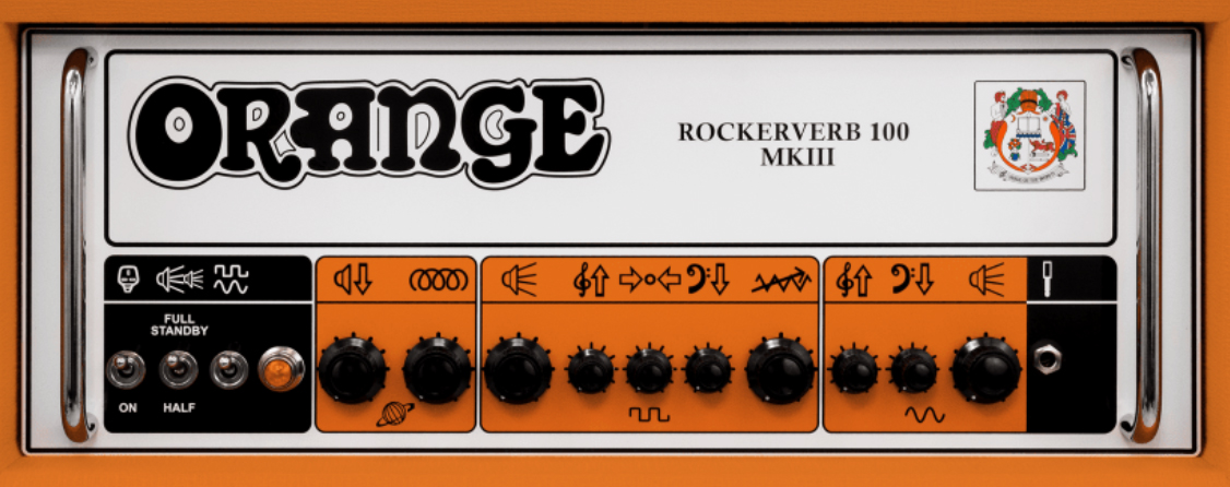 Orange Rockerverb 100 Mkiii Head 30/50/70/100w Orange - Electric guitar amp head - Variation 2