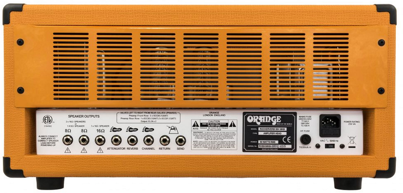 Orange Rockerverb 50 Mkiii Head 50w Orange - Electric guitar amp head - Variation 3