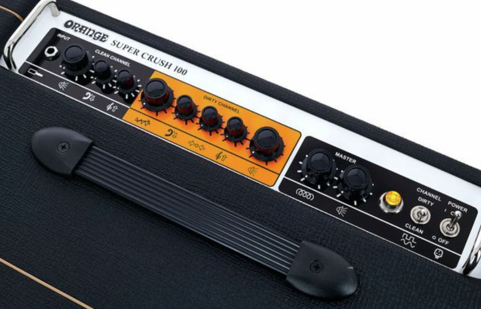 Orange Super Crush 100 Combo 100w 1x12 Black - Electric guitar combo amp - Variation 3
