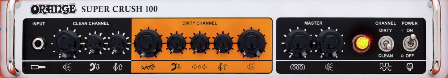 Orange Super Crush 100 Combo 100w 1x12 Orange - Electric guitar combo amp - Variation 3