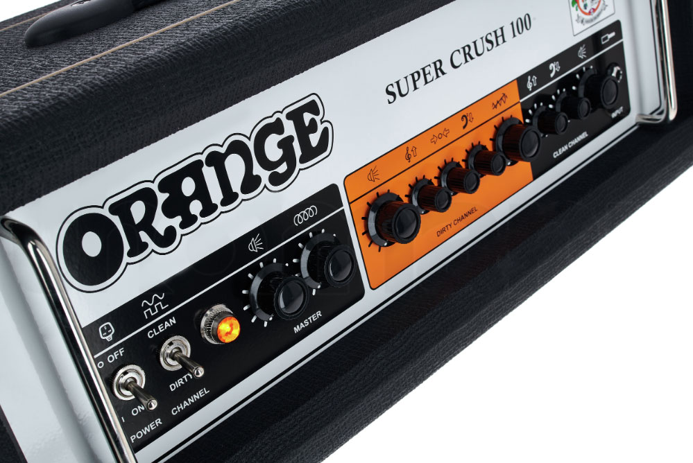 Orange Super Crush 100 Head Black Electric guitar amp head
